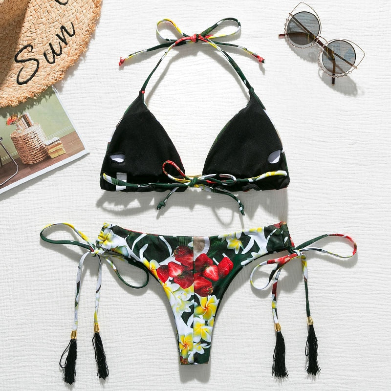 Bikini tropicales Push-up