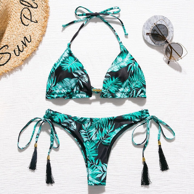 Bikini tropicales Push-up