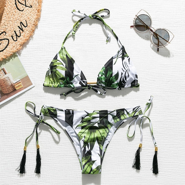 Bikini tropicales Push-up